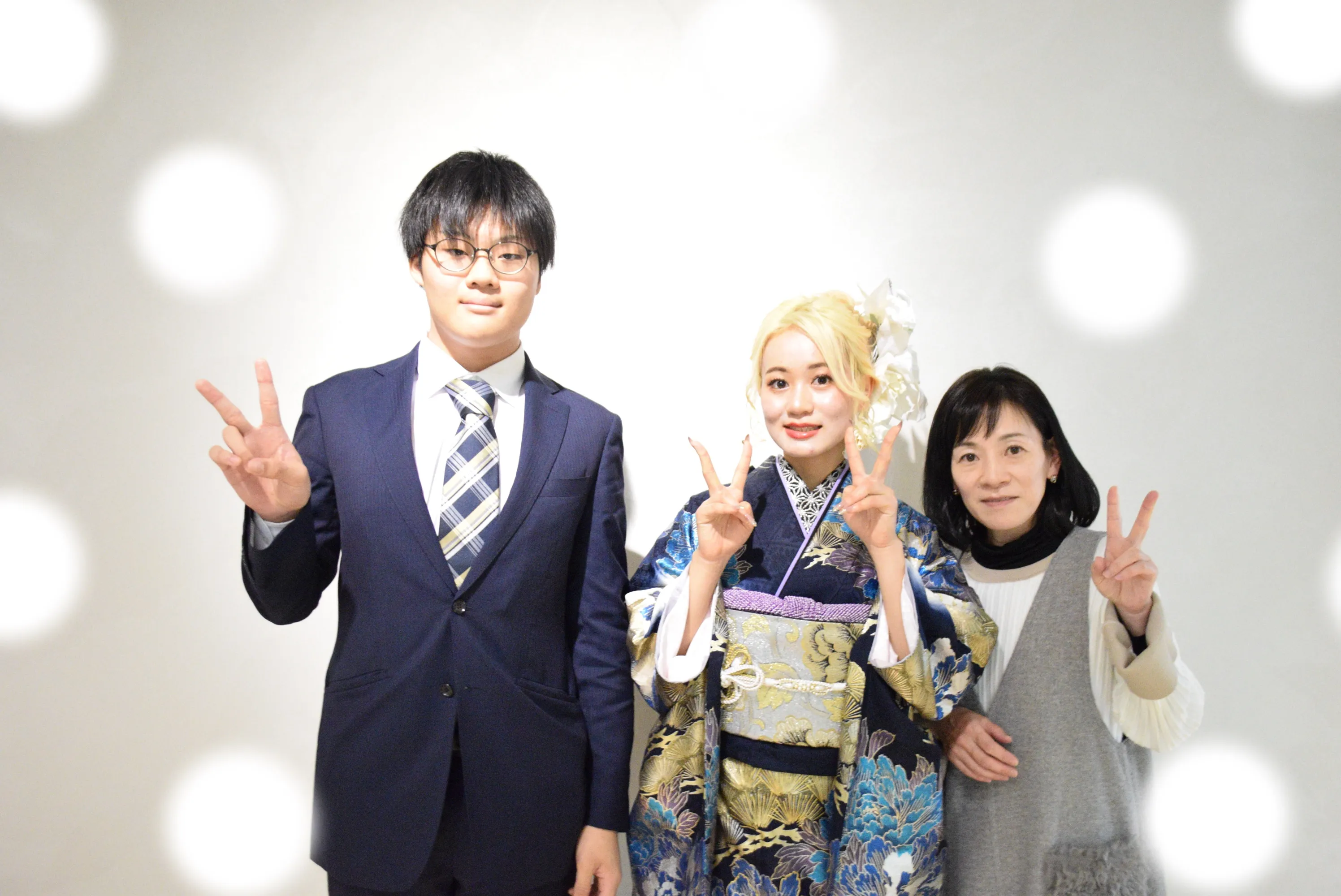 成人式　前撮り　梅田　振袖レンタル　袴レンタル　家族写真　前撮り撮影会
