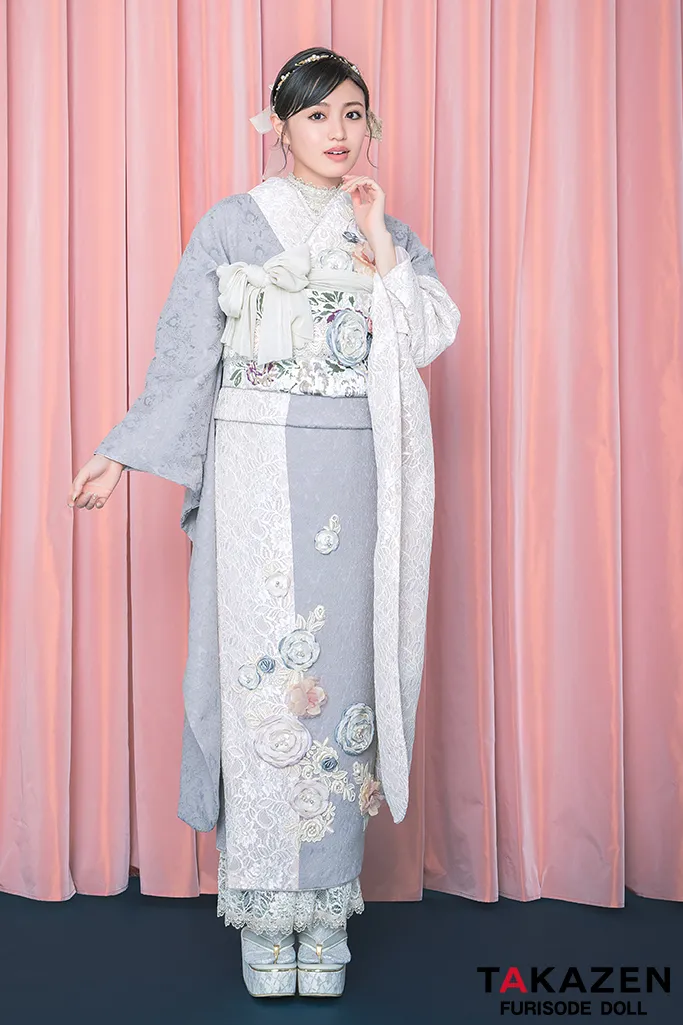 成人式　振袖　奈良　橿原　TAKAZEN　帯　袋帯　アレンジ　かわいい　オシャレ　華やか　飾り紐