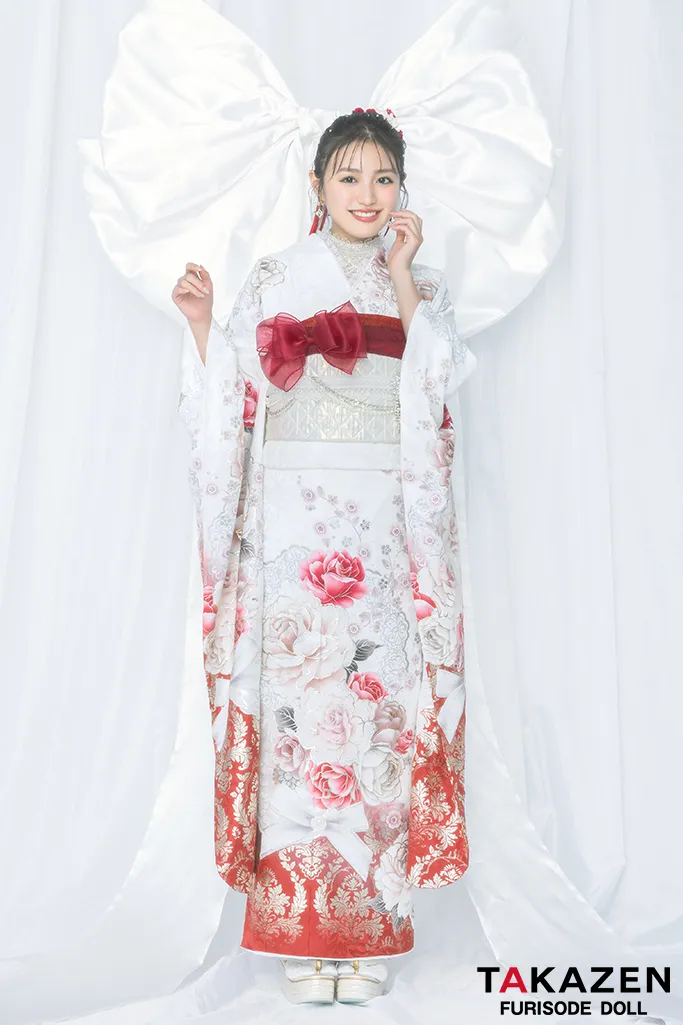 成人式　振袖　奈良　橿原　TAKAZEN　帯　袋帯　アレンジ　かわいい　オシャレ　華やか　飾り紐