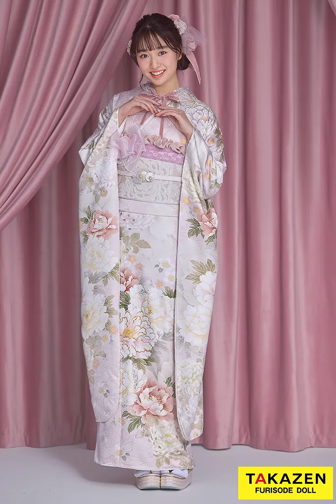 成人式　振袖　レンタル　奈良　橿原　TAKAZEN　イマドキ　かわいい　おしゃれ　儚い　くすみ　トレンド