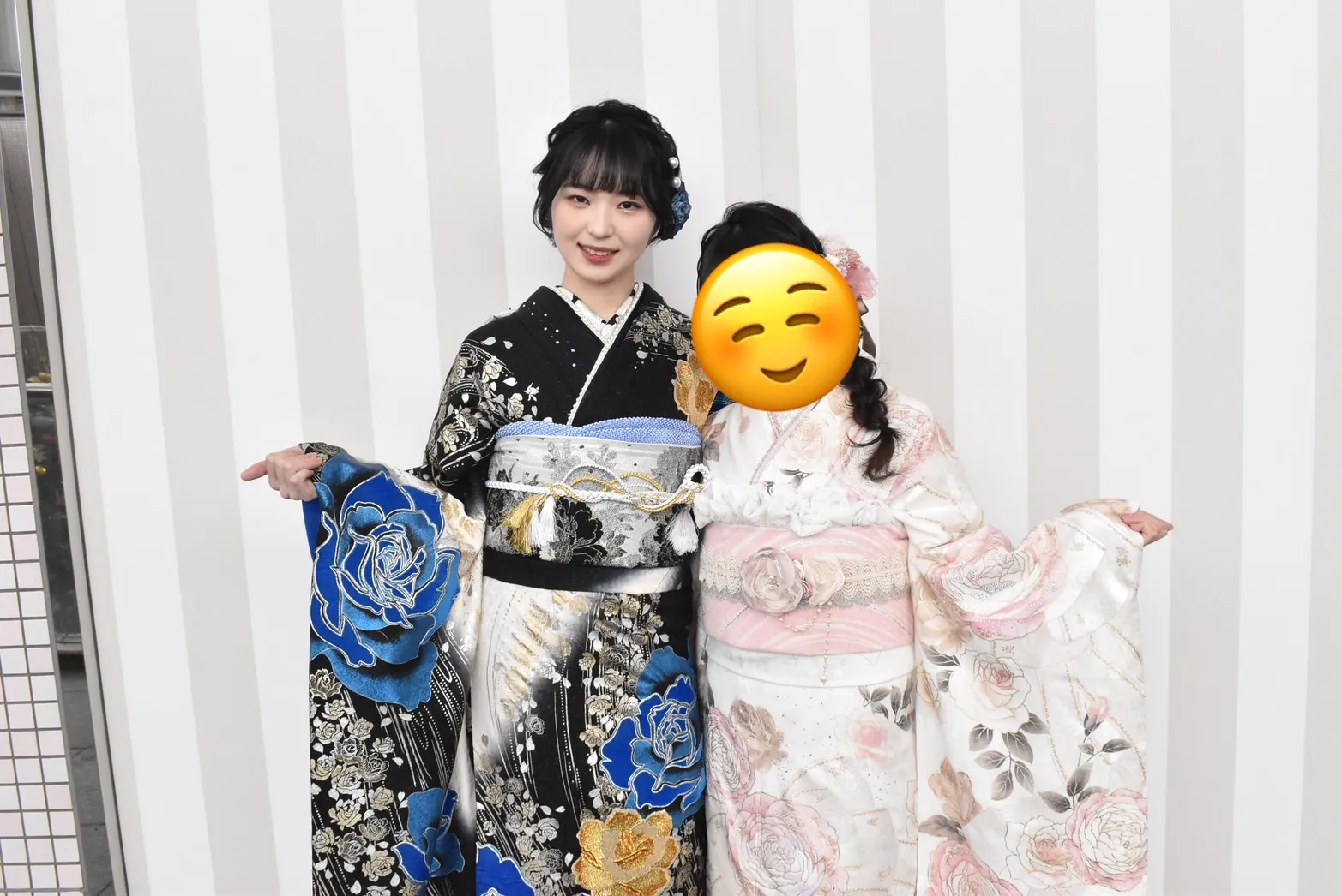 前撮り撮影会　青　モード　キラキラ