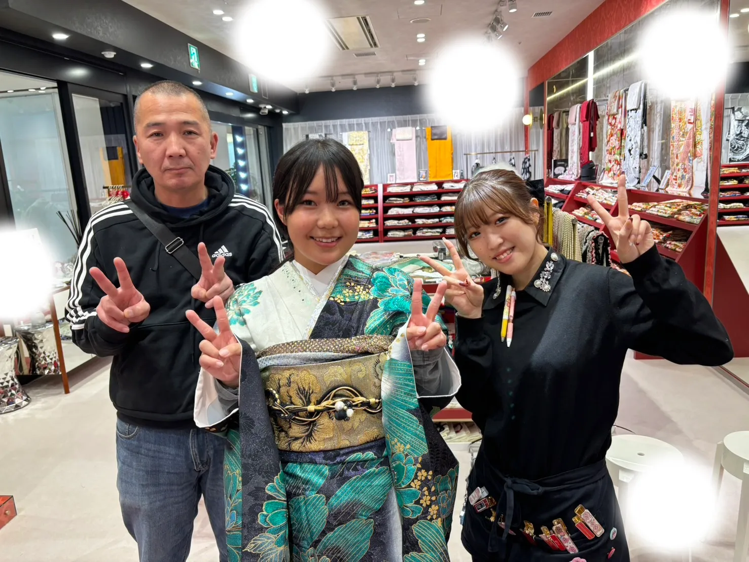 成人式　前撮り　梅田　振袖レンタル　袴レンタル　家族写真　前撮り撮影会