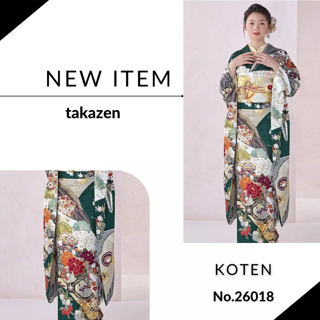 TAKAZEN神戸店　前撮り撮影会　イマドキ　カワイイ　コディネート　振袖　レンタル　袴　