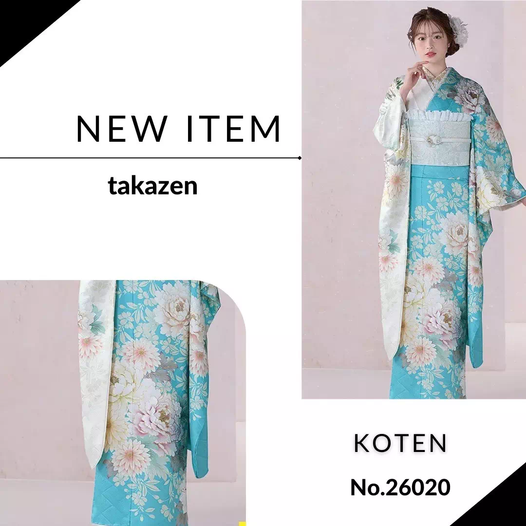 TAKAZEN神戸店　前撮り撮影会　イマドキ　カワイイ　コディネート　振袖　レンタル　袴　