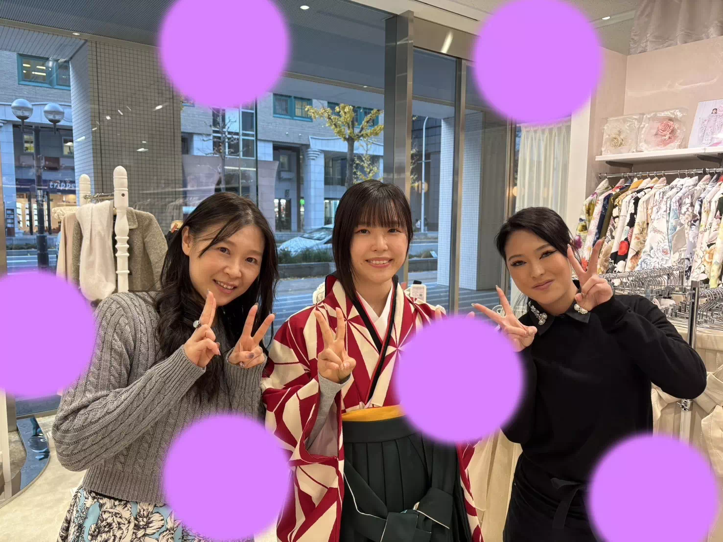 TAKAZEN神戸店　前撮り撮影会　イマドキ　カワイイ　コディネート　振袖　レンタル　袴　