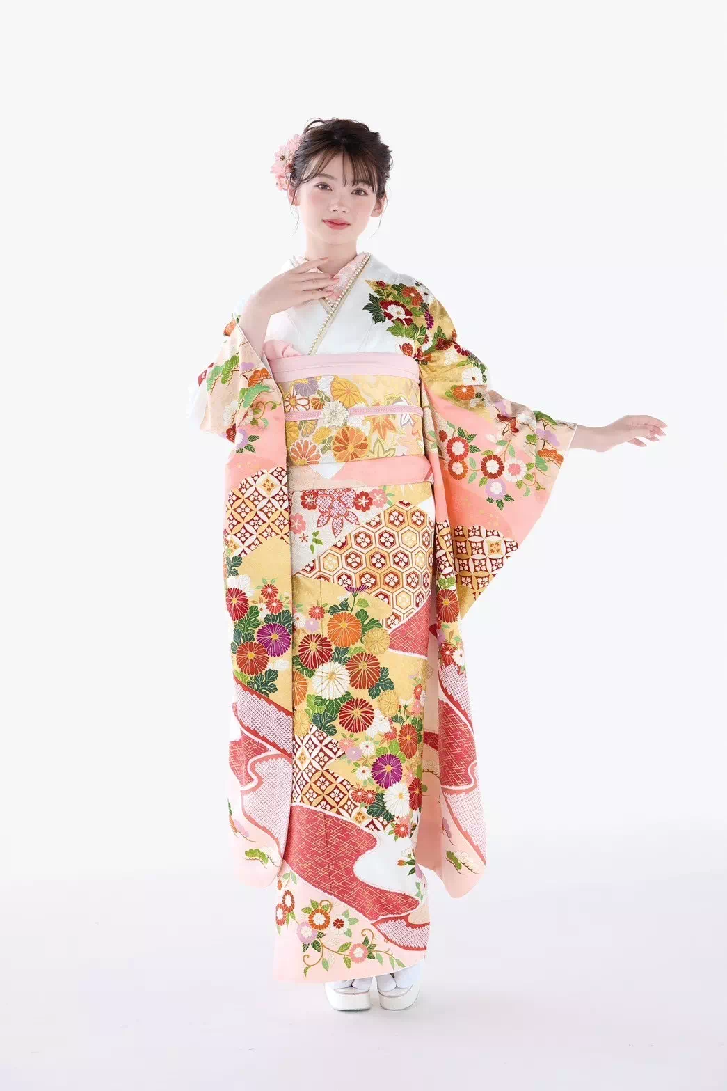 TAKAZEN神戸店　神戸旧居留地　オススメ　新作　　前撮り撮影会　イマドキ　カワイイ　コディネート　振袖　レンタル　袴　