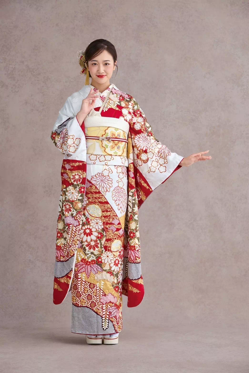 TAKAZEN神戸店　神戸旧居留地　オススメ　新作　　前撮り撮影会　イマドキ　カワイイ　コディネート　振袖　レンタル　袴　