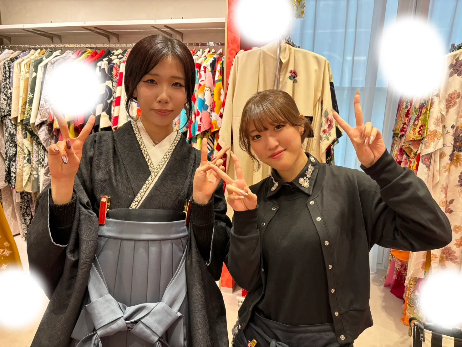 成人式　前撮り　梅田　袴　くすみカラー　かわいい　イマドキ　淡色　古典　タカゼン　撮影