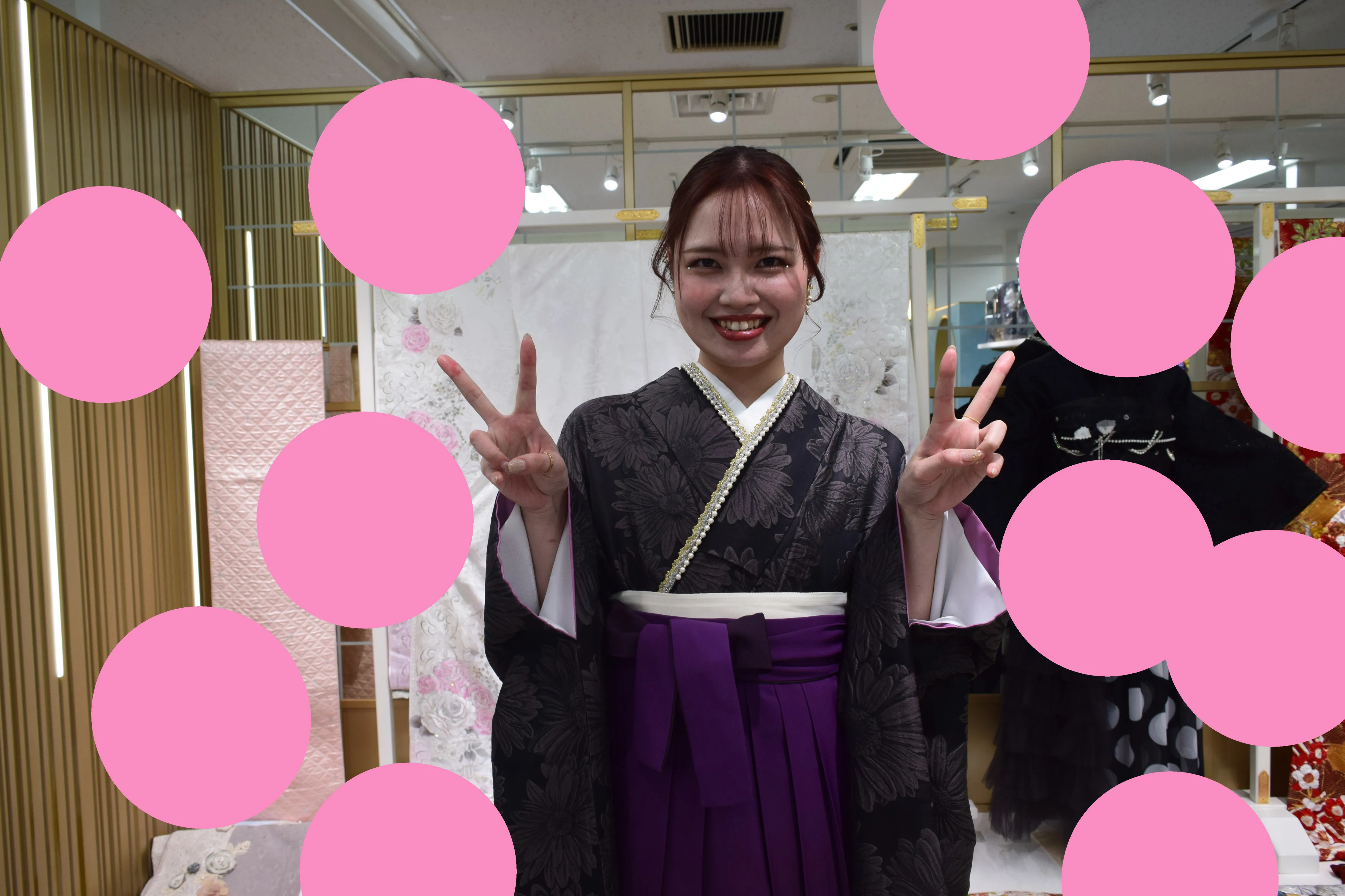 卒業式　袴　レンタル　前撮り　大阪　心斎橋　なんば　人気　可愛い　ネイル