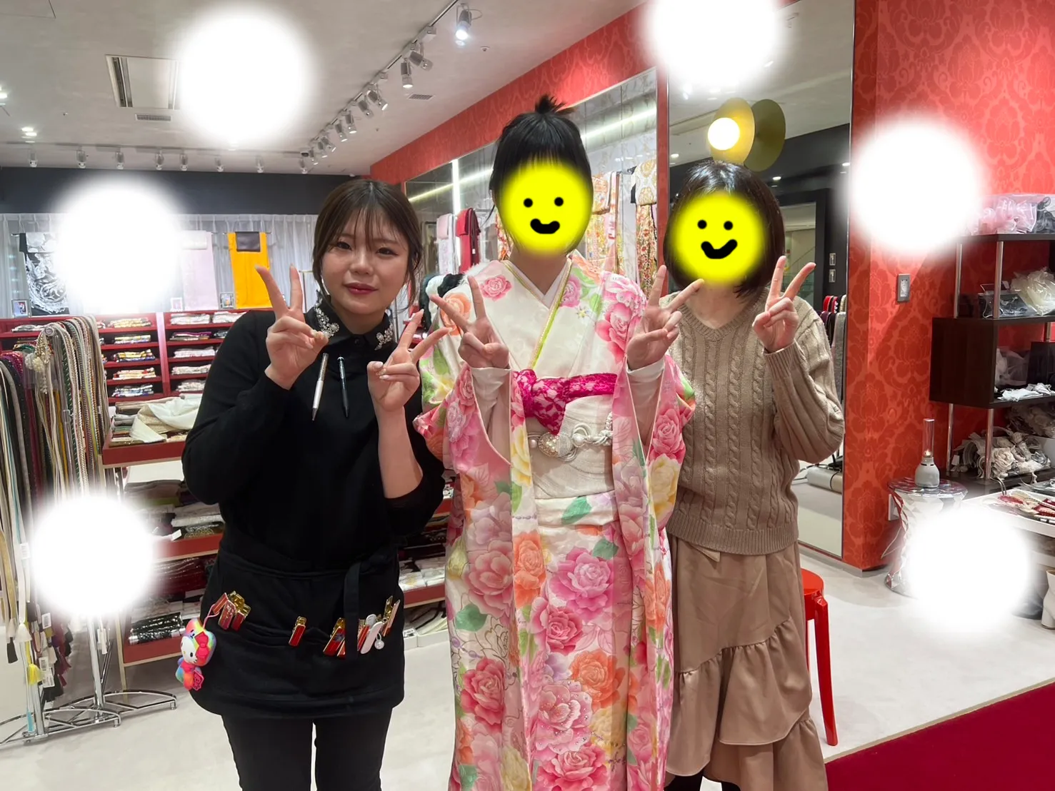 成人式　前撮り　梅田　振袖レンタル　袴レンタル　家族写真　前撮り撮影会