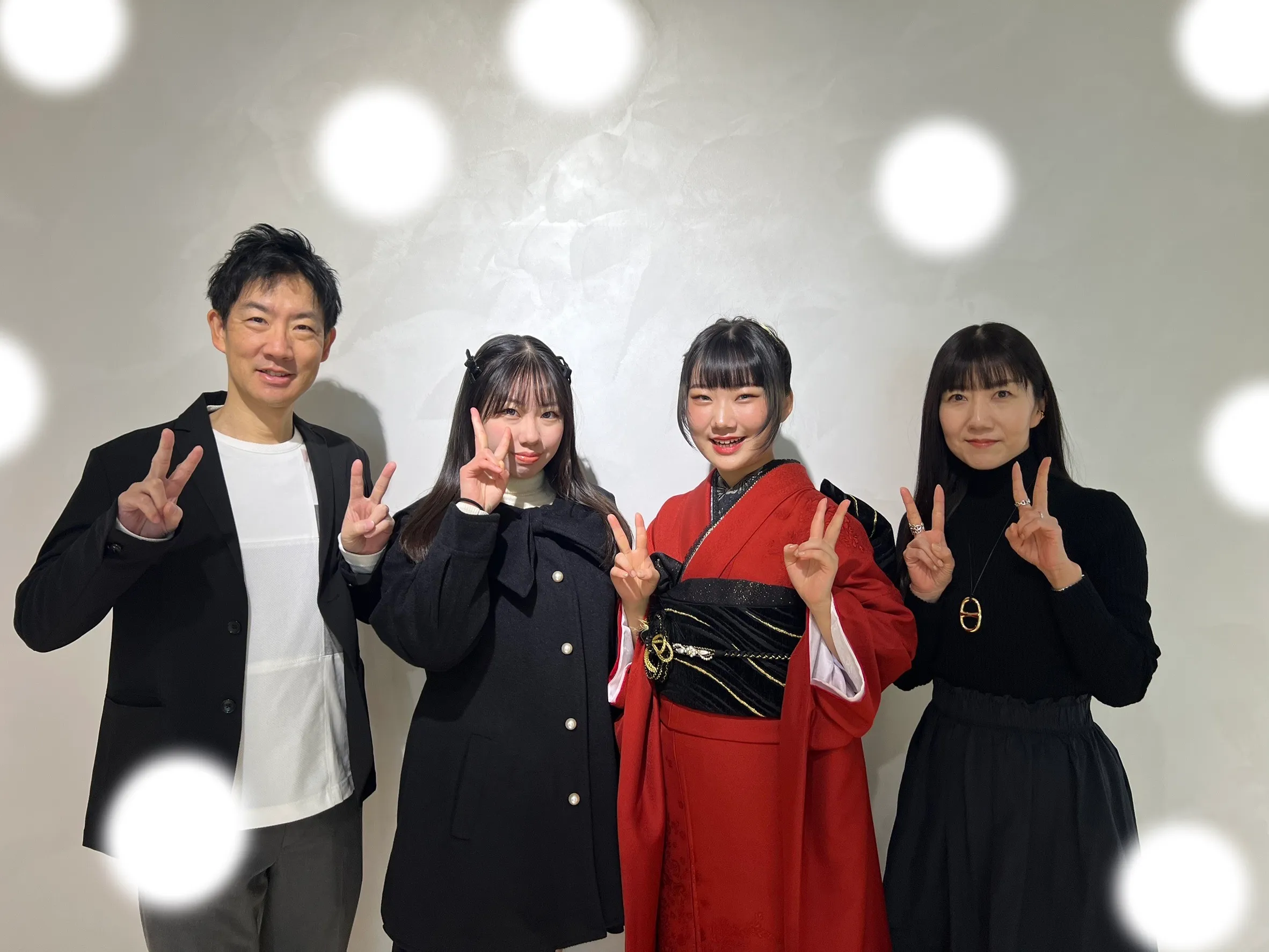 成人式　前撮り　梅田　袴　くすみカラー　かわいい　イマドキ　淡色　古典　タカゼン　撮影