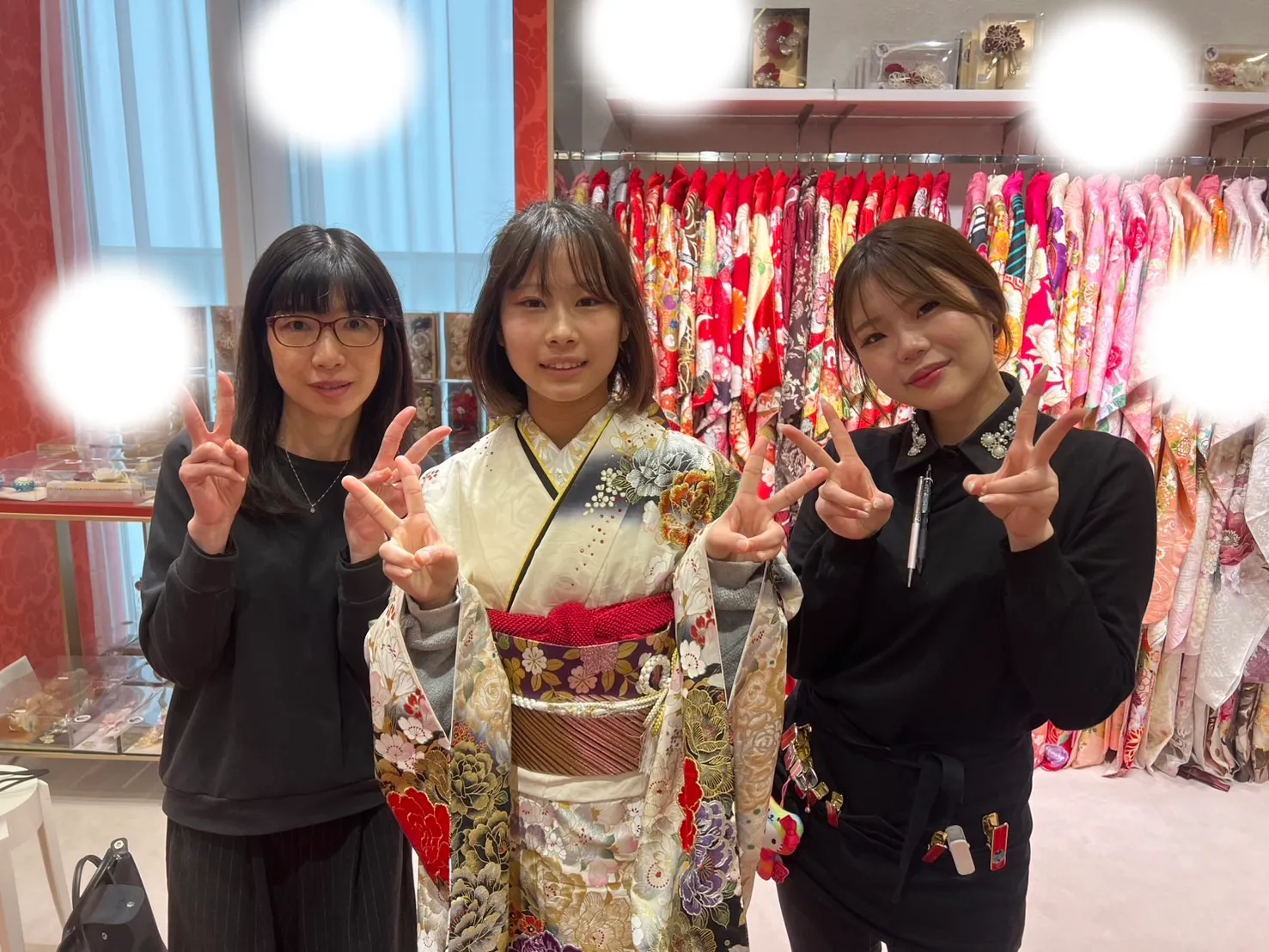 成人式　前撮り　梅田　振袖レンタル　袴レンタル　家族写真　前撮り撮影会