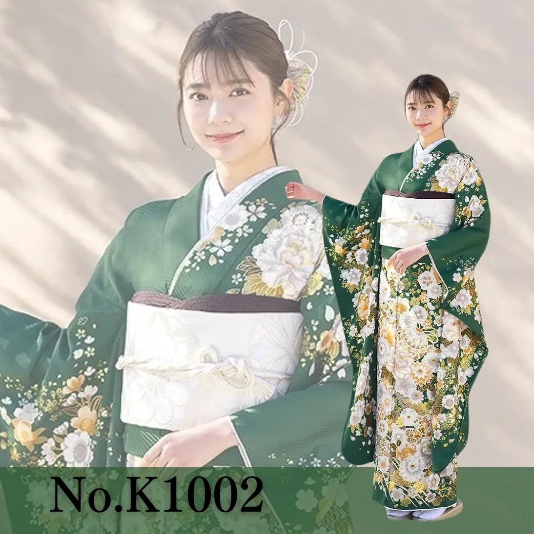振袖　レンタル　可愛い　おしゃれ　かっこいい　イマドキ　くすみ　写真　妹割