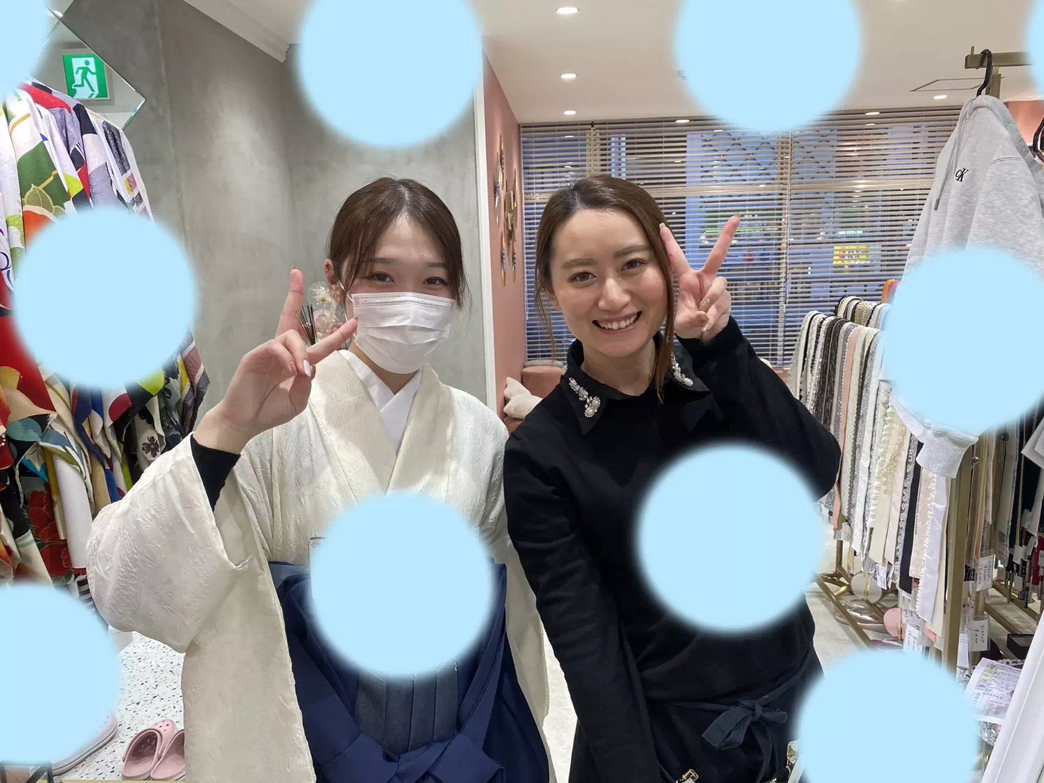 TAKAZEN姫路店　姫路市　成人式　卒業式　袴　振袖　イマドキ振袖　シンプル　無地　おしゃれ