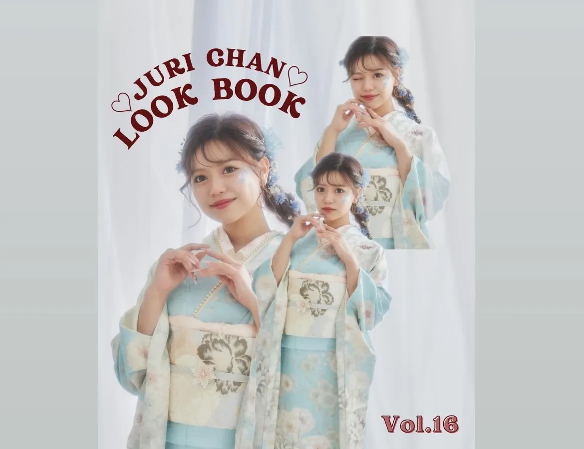♡【TAKAZEN心斎橋店】28日　LOOK　BOOK💗JURIちゃんが着こなす淡いお振袖ご紹介✨