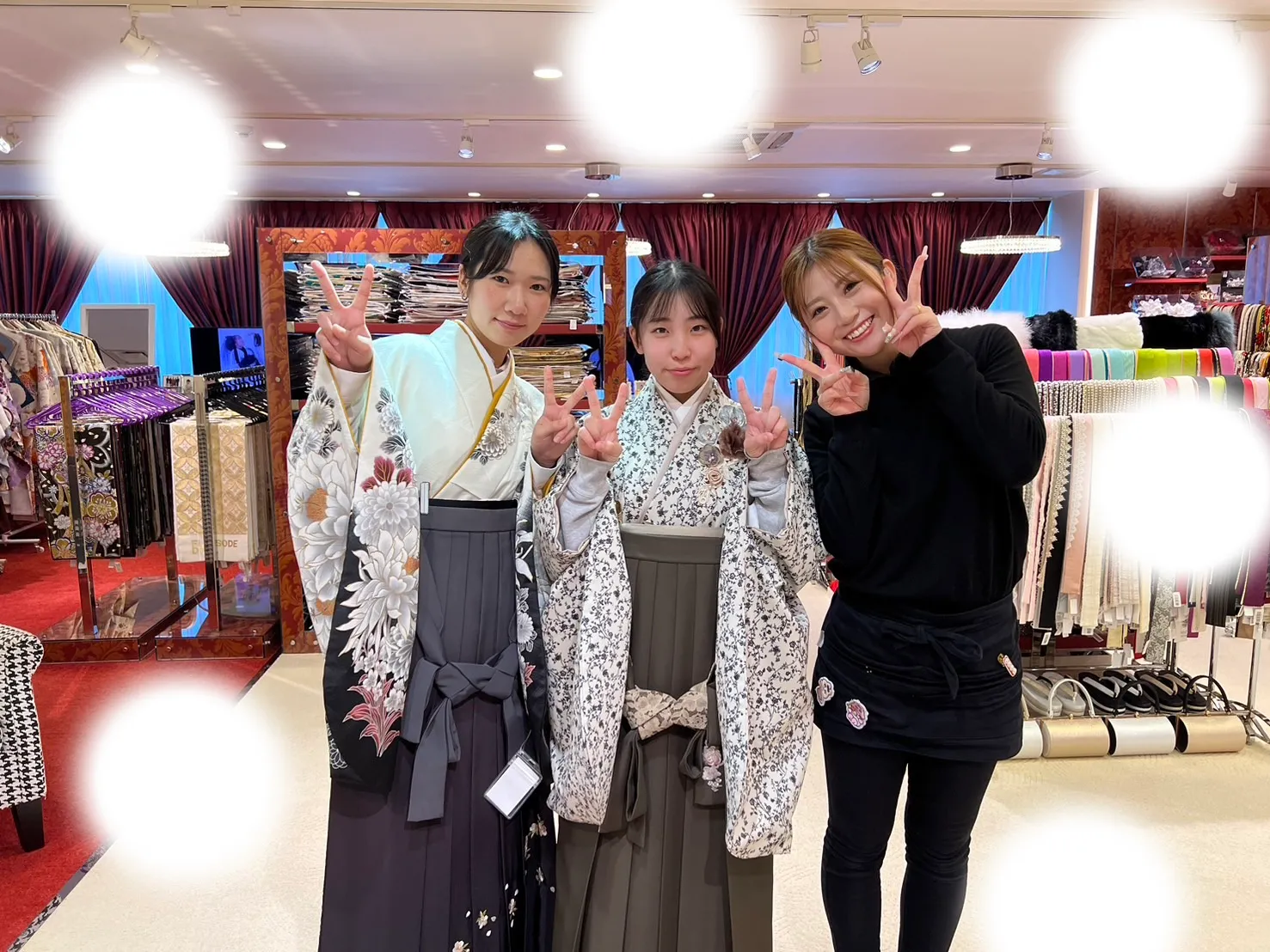 成人式　前撮り　梅田　袴　くすみカラー　かわいい　イマドキ　淡色　古典　タカゼン　撮影