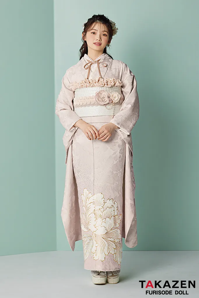振袖　レンタル　可愛い　おしゃれ　かっこいい　イマドキ　くすみ　写真　妹割