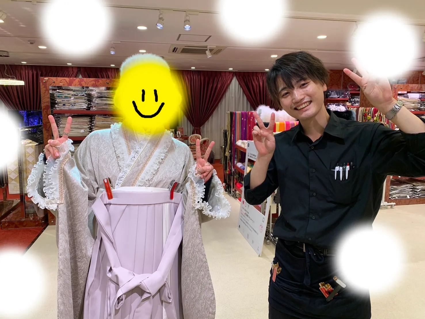成人式　前撮り　梅田　袴　くすみカラー　かわいい　イマドキ　淡色　古典　タカゼン　撮影