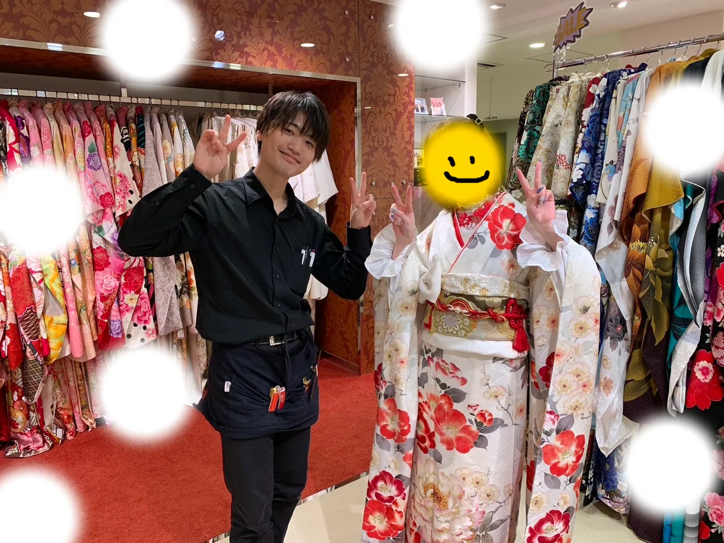 振袖レンタル　前撮り　フォトプラン　古典　かわいい