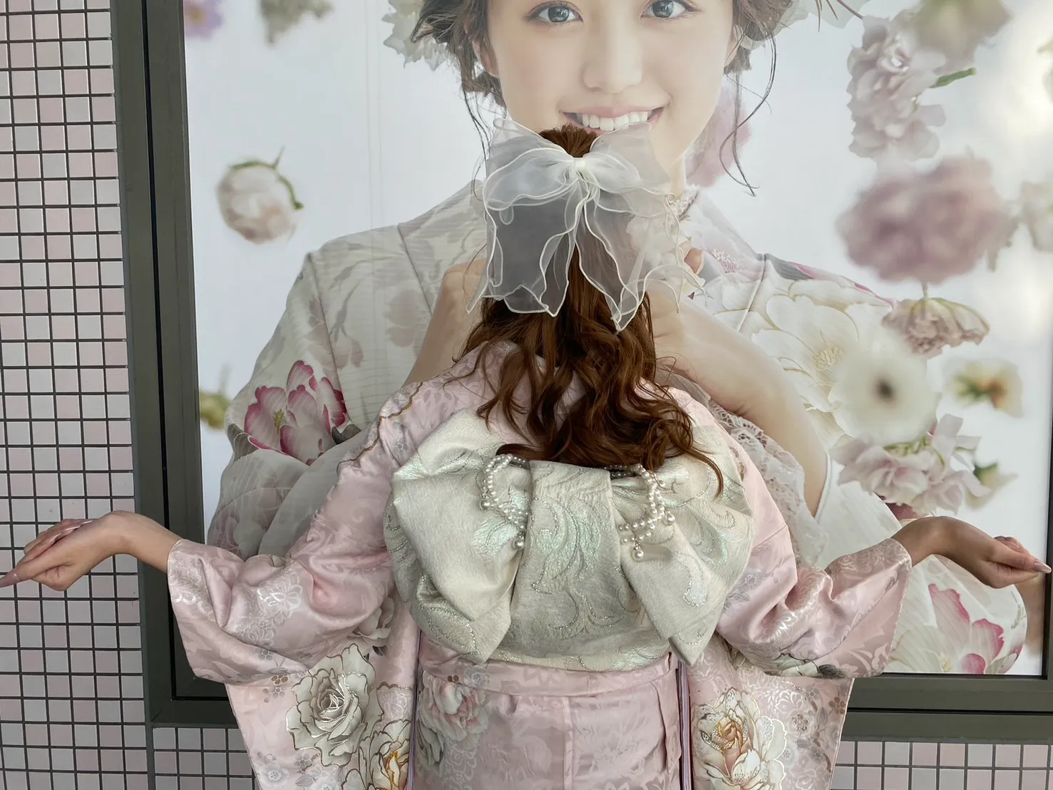 成人式　振袖　オリジナル　前撮り撮影会　カワイイ　ピンク