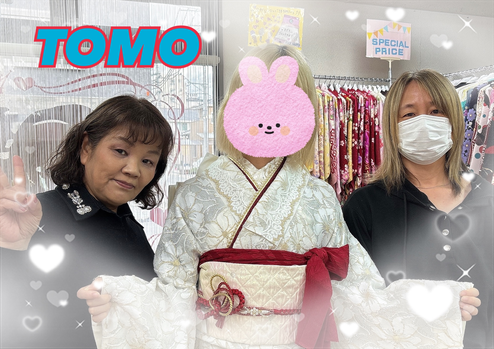 振袖　レンタル　奈良　振袖安い　くすみカラーガーリー　白 　総レース振袖　かわいいホワイトコーデ　香音ちゃん　量産型