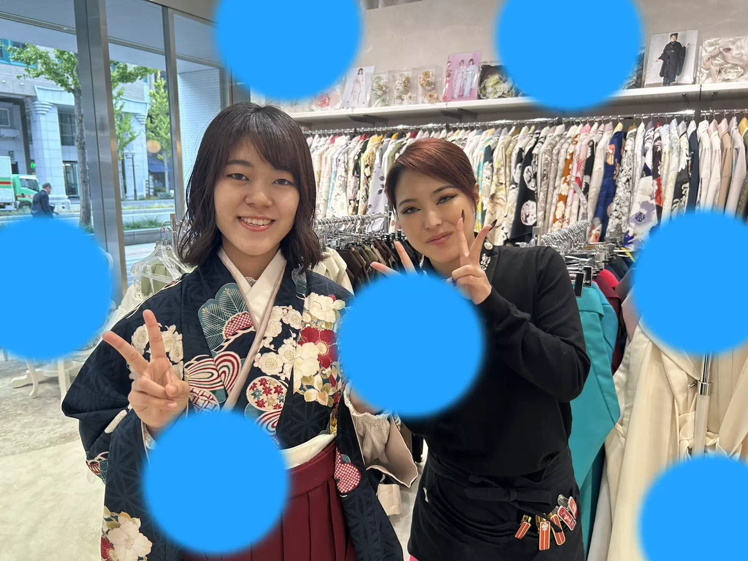 TAKAZEN神戸店　前撮り撮影会　卒業式　袴　古典　イマドキ　カワイイ　コディネート