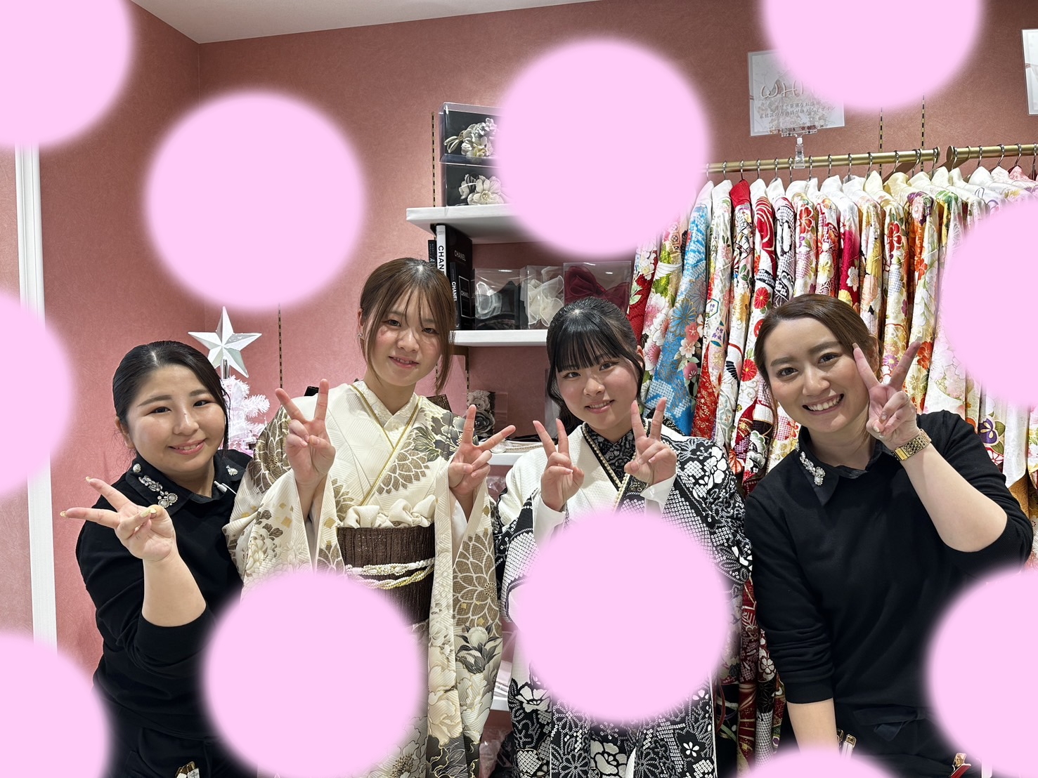 【TAKAZEN姫路店】♡23日　2026年・2027年成人の姉妹でイマドキ可愛いおしゃれな振袖姫ちゃん♡