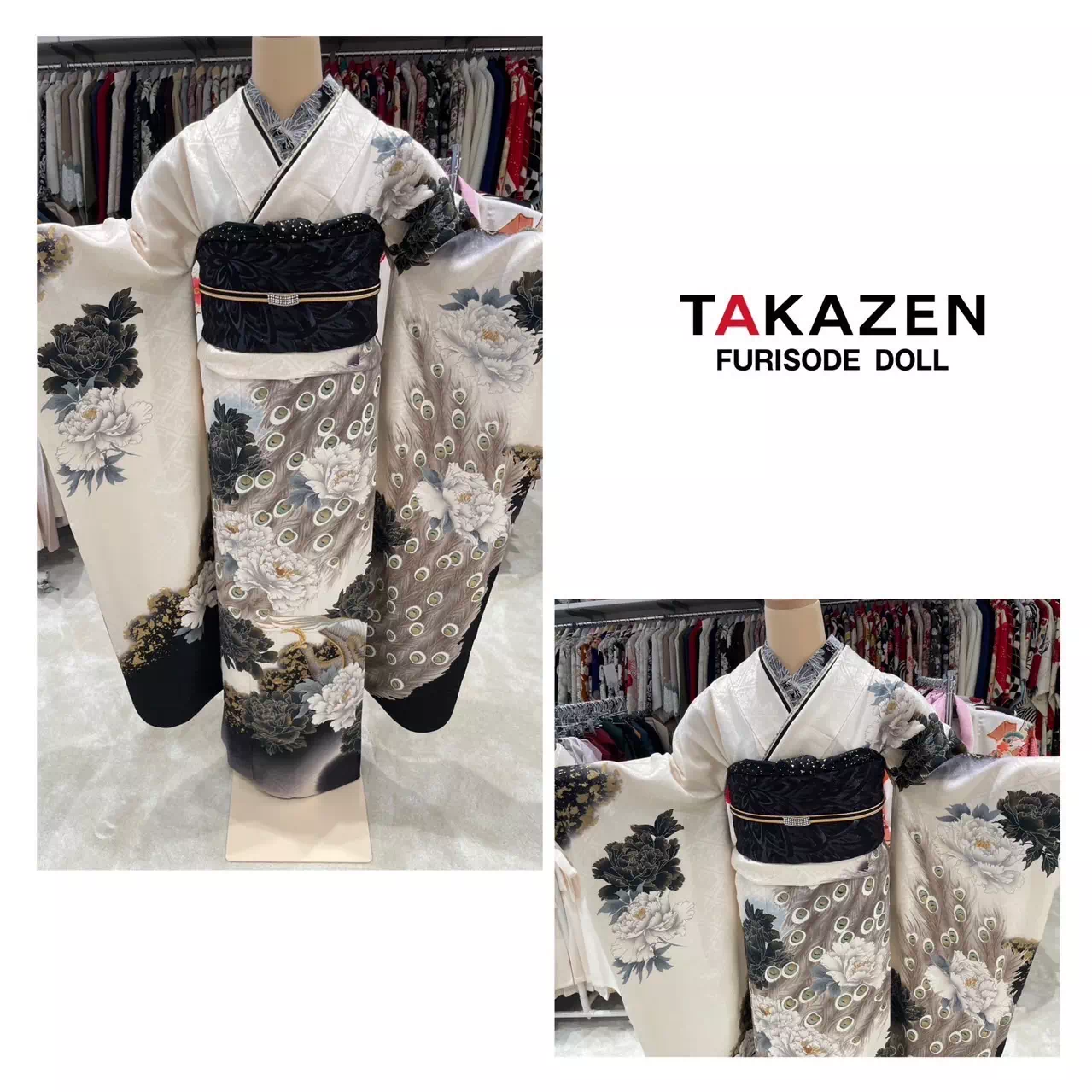 TAKAZEN神戸店　前撮り撮影会　イマドキ　カワイイ　コディネート　振袖　レンタル　袴　