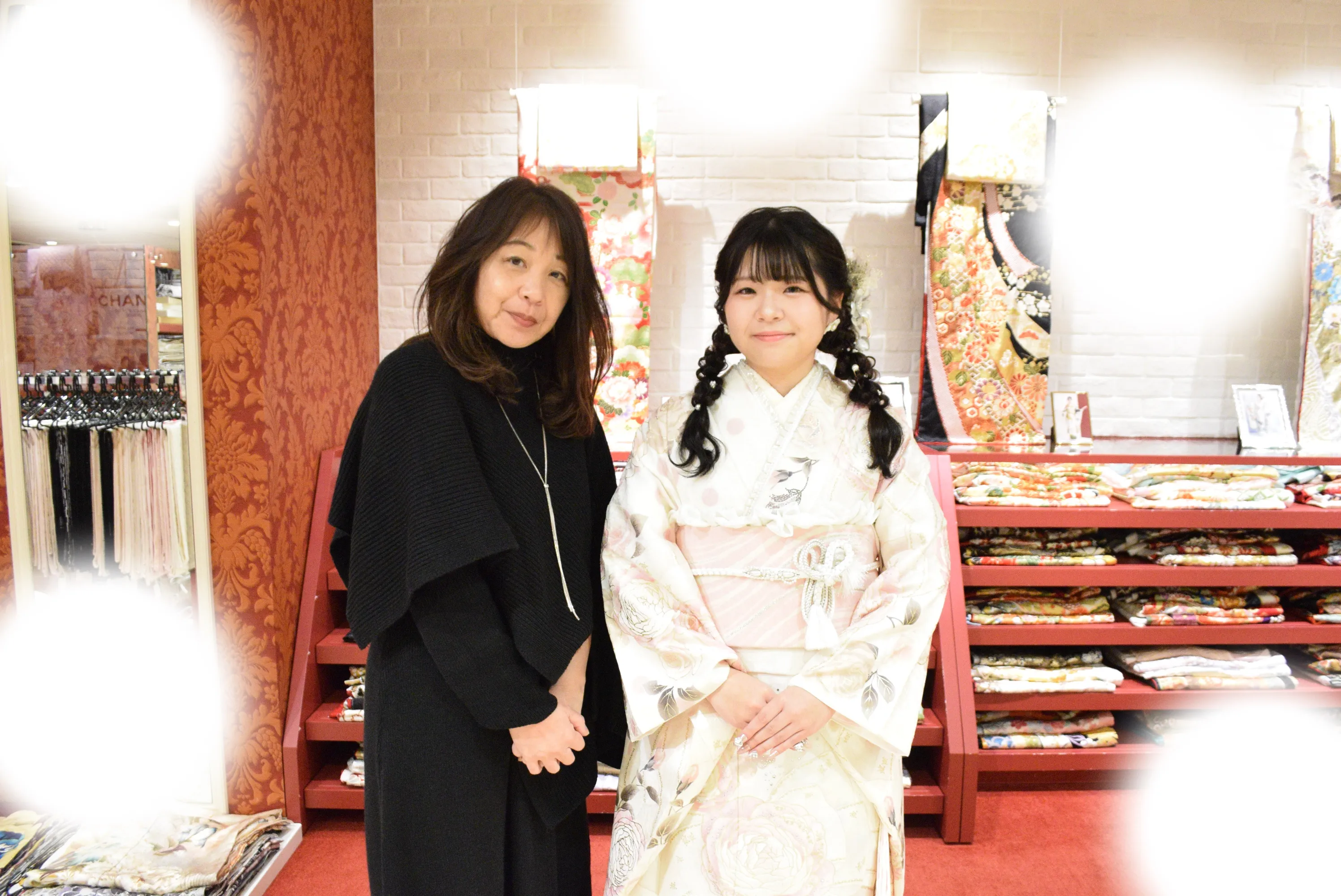 成人式　前撮り　梅田　袴　くすみカラー　かわいい　イマドキ　淡色　古典　タカゼン　撮影