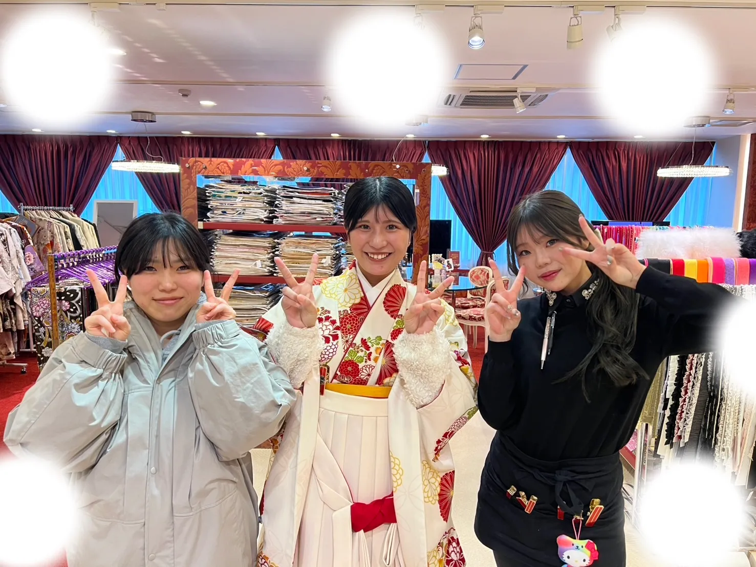 成人式　前撮り　梅田　袴　くすみカラー　かわいい　イマドキ　淡色　古典　タカゼン　撮影