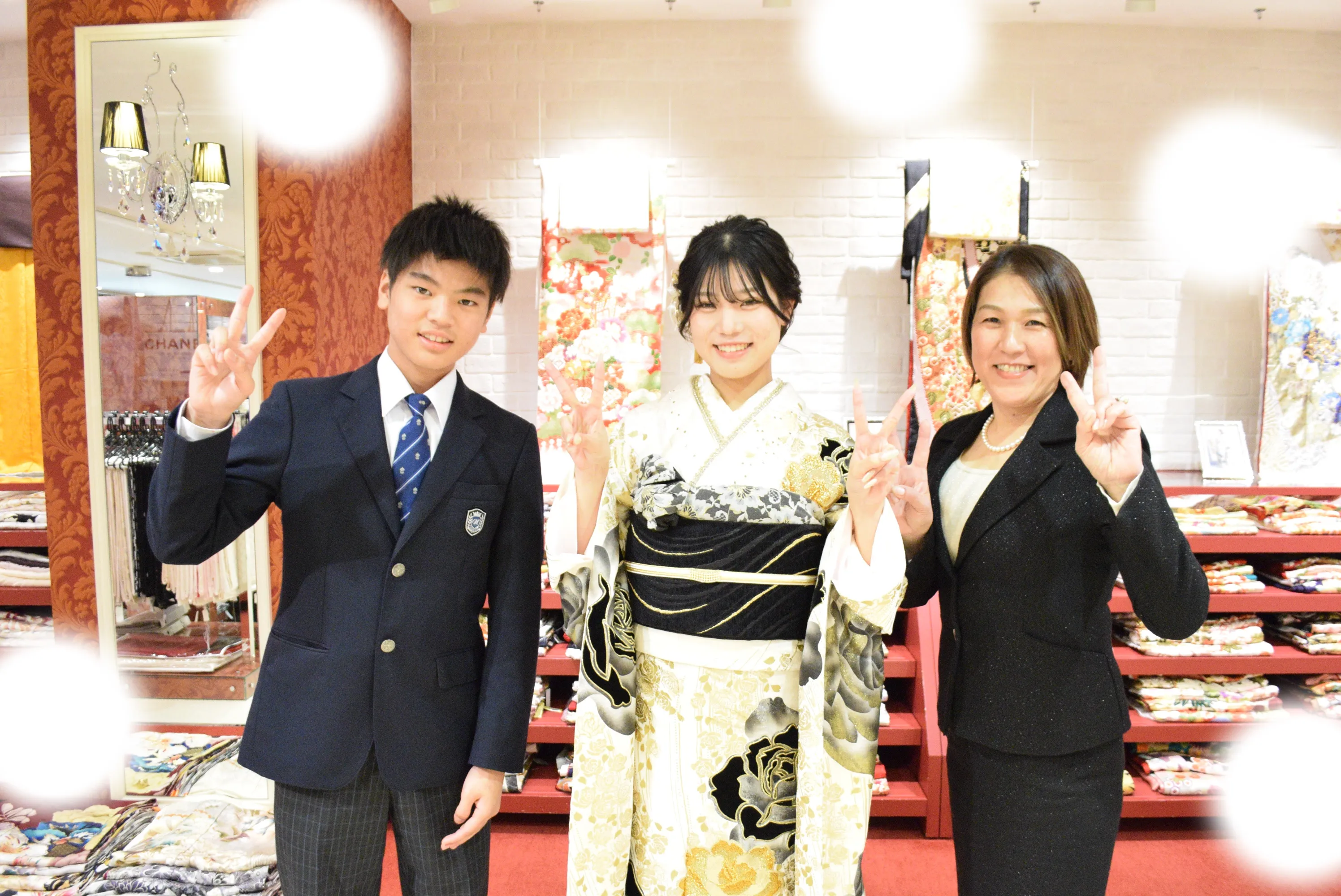 成人式　前撮り　梅田　モード　キラキラ　かっこいい　綺麗