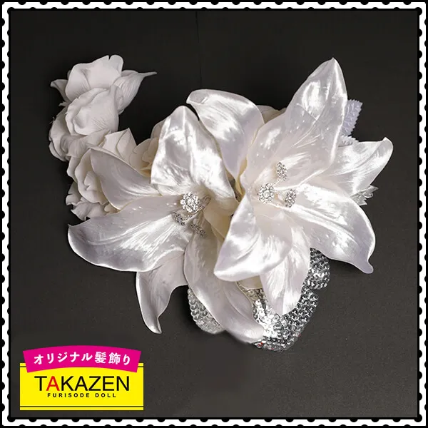 成人式髪飾り　ヘアアクセサリー　お花