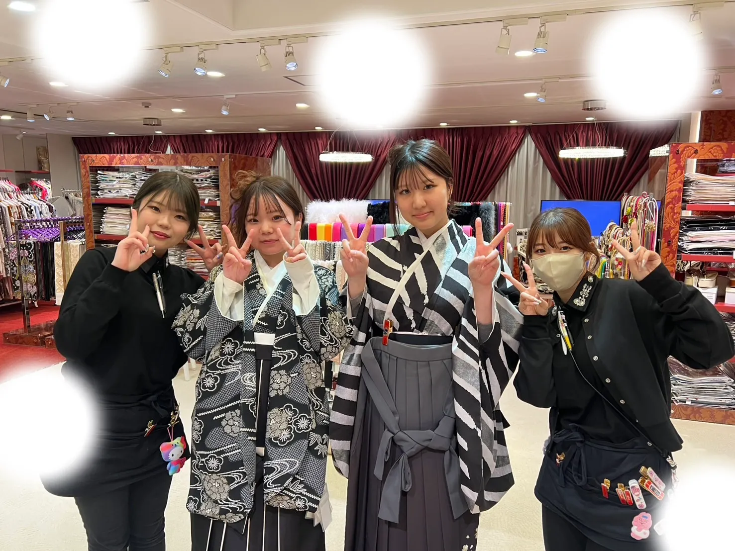 成人式　前撮り　梅田　袴　くすみカラー　かわいい　イマドキ　淡色　古典　タカゼン　撮影
