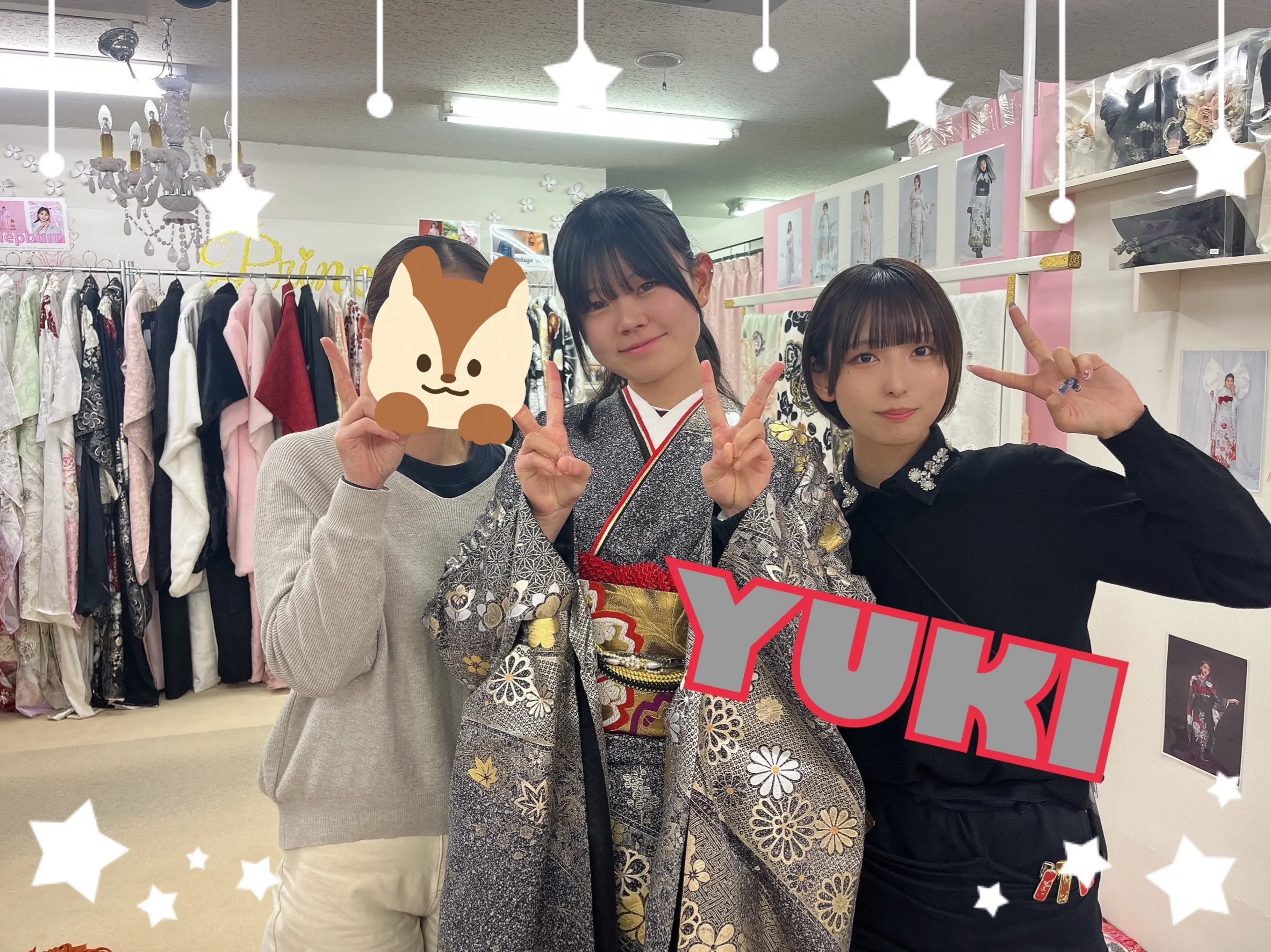 振袖　レンタル　奈良　ヴィンテージスタイル　グレー　印伝　大人っぽい　かっこいい　シック　ノスタルジック