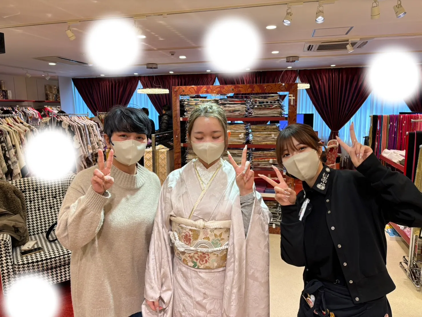 成人式　振袖　梅田　レンタル　くすみカラー　人気　可愛い　キラキラ