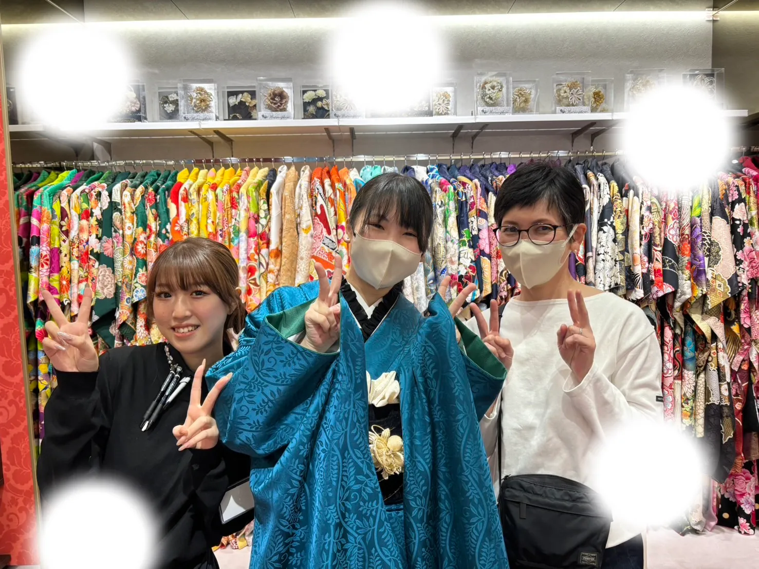 成人式　前撮り　梅田　袴　くすみカラー　かわいい　イマドキ　淡色　古典　タカゼン　撮影