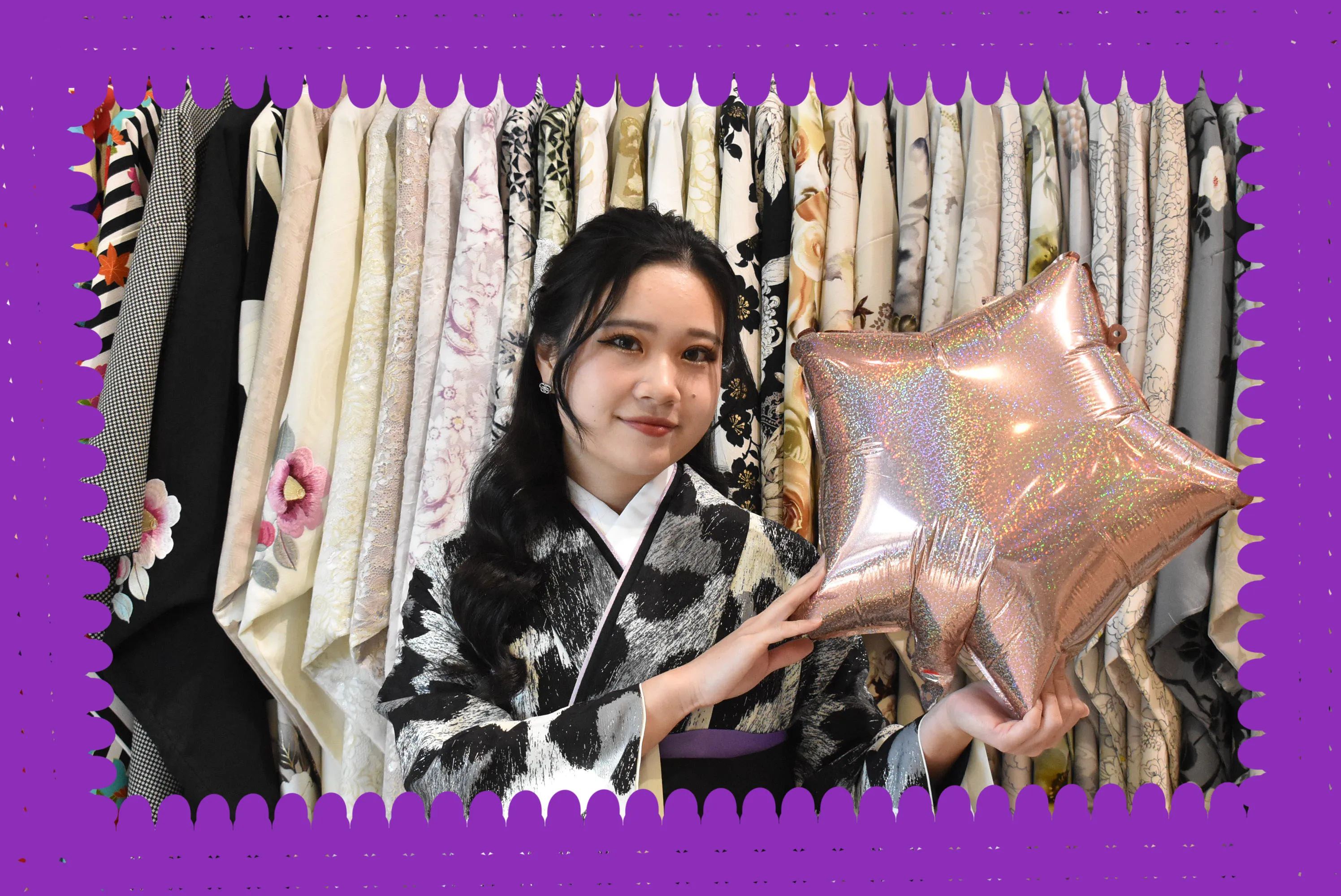 TAKAZEN堺店　タカゼン　前撮り撮影会　卒業式袴　レトロ　レオパード柄　ギャル　かわいい　おしゃれ