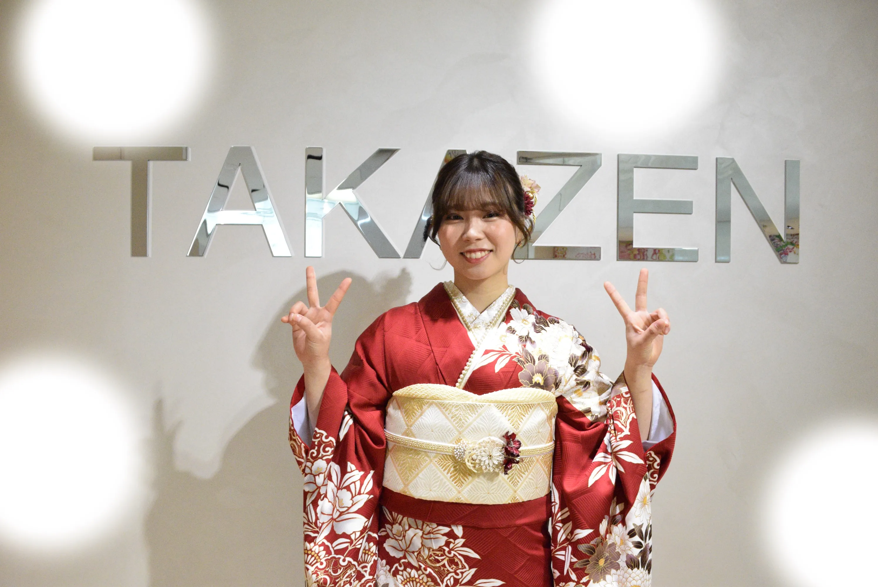 成人式　前撮り　梅田　袴　くすみカラー　かわいい　イマドキ　淡色　古典　タカゼン　撮影