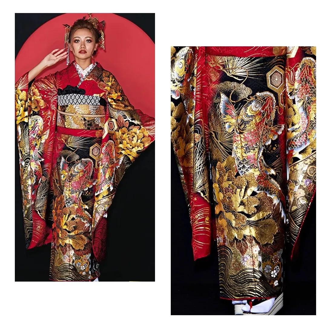 TAKAZEN　タカゼン　成人式振袖　スタッフオススメ　ギラギラ　綺麗　渋い　かっこいい