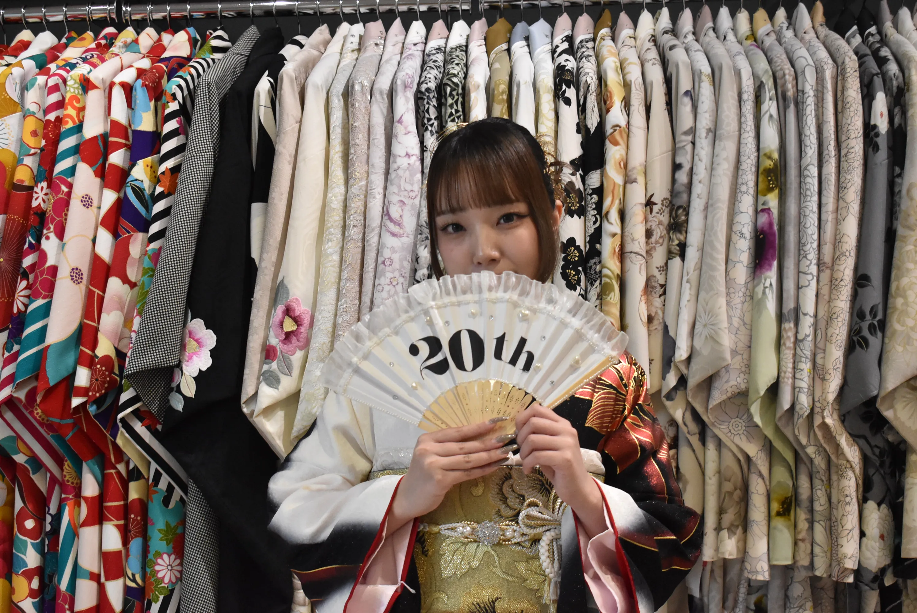 振袖　前撮り撮影会　TAKAZEN堺店