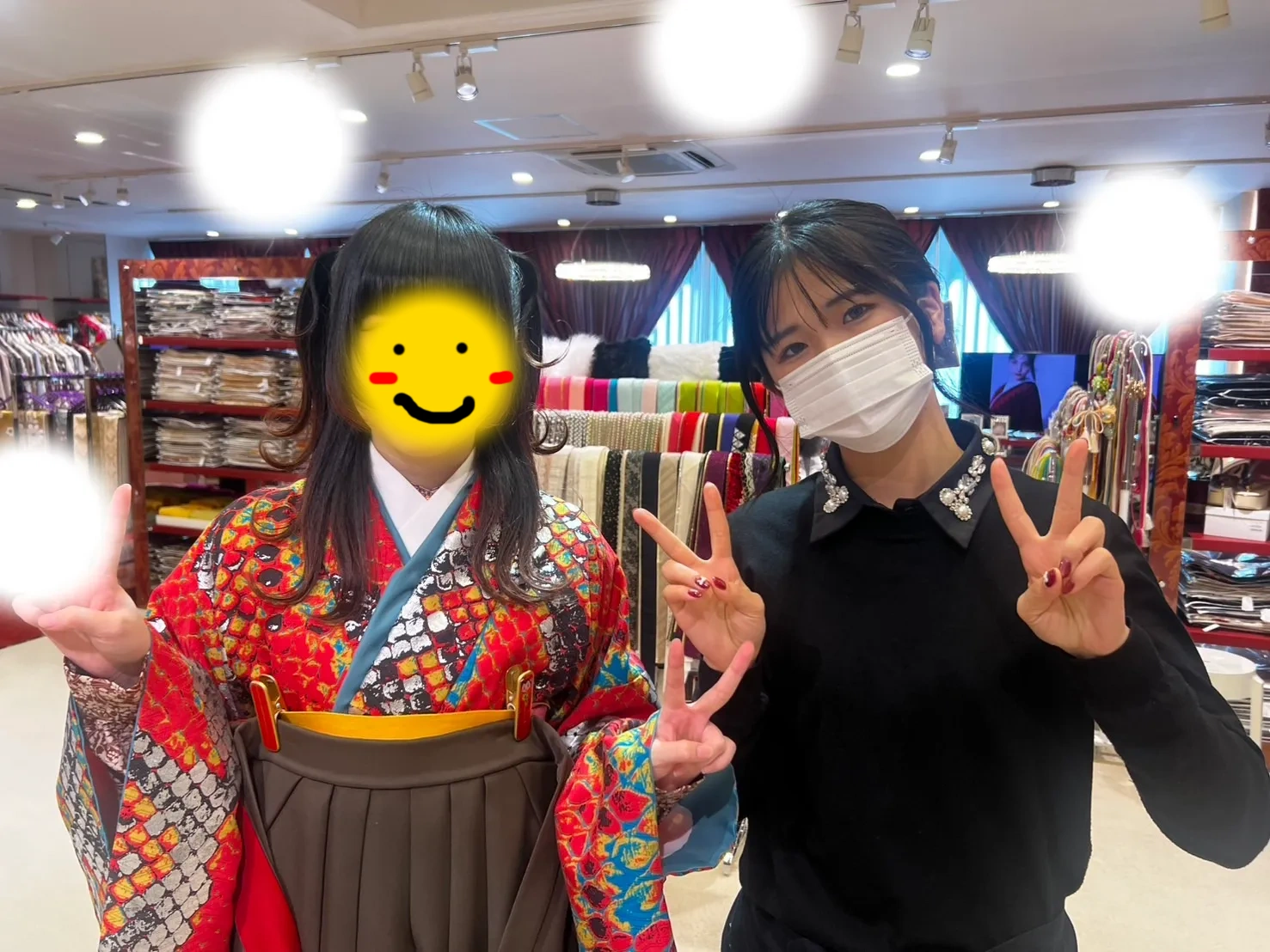 成人式　卒業式　TAKAZEN 袴レンタル　赤　オシャレ　個性的　かっこいい