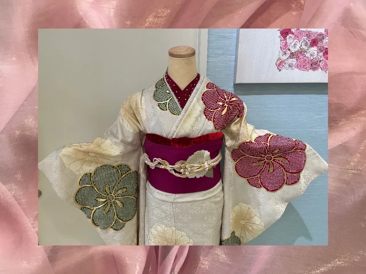 古典　くすみ古典　振袖レンタル