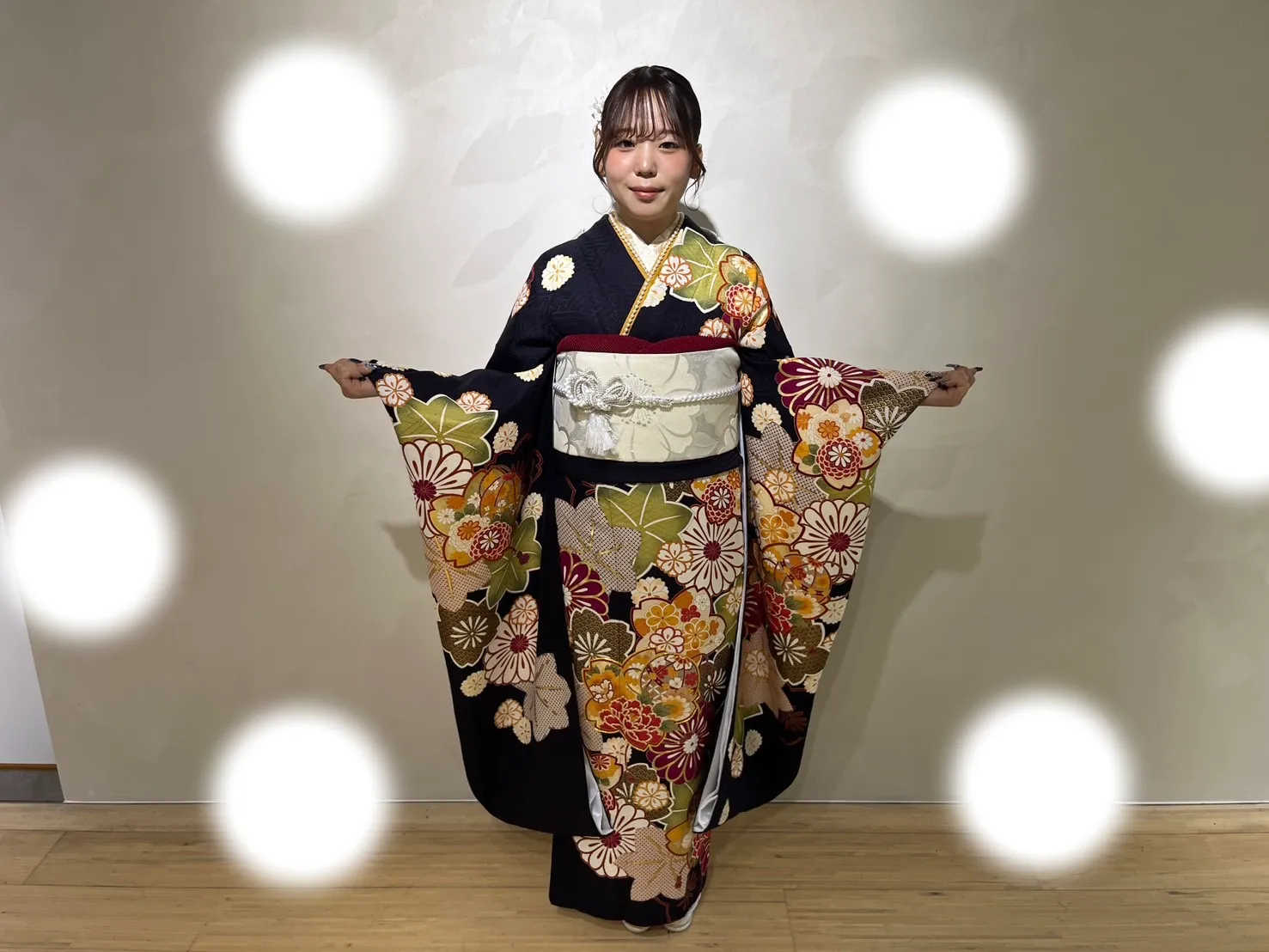 成人式　前撮り　梅田　袴　くすみカラー　かわいい　イマドキ　淡色　古典　タカゼン　撮影