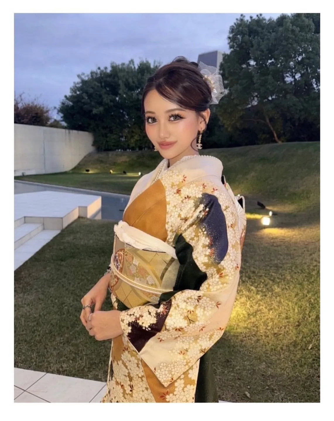 振袖レンタル　成人式　なんば　心斎橋　　結婚式　参列衣装　青柳振袖