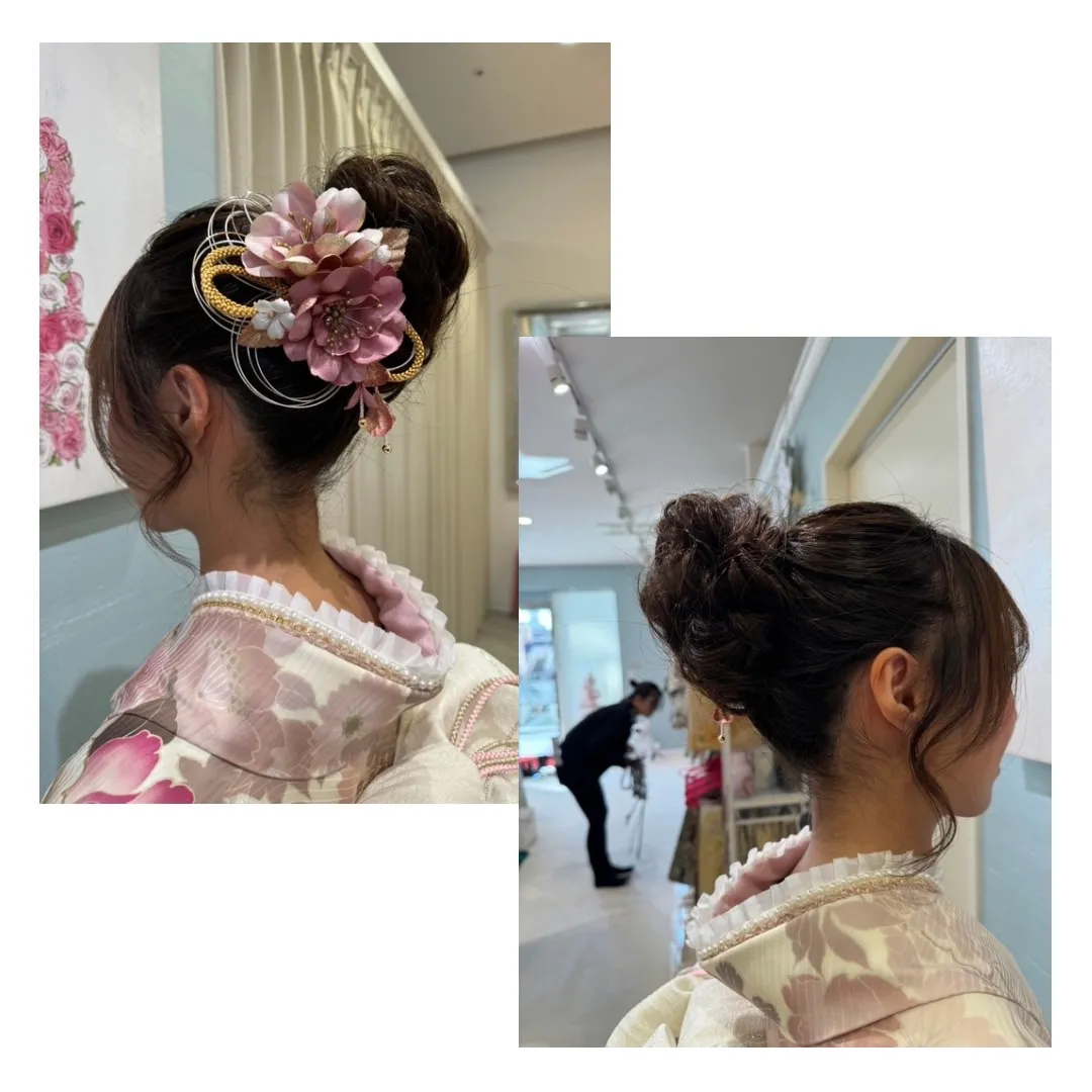 TAKAZEN　タカゼン　成人式前撮り　ヘアアレンジ　振袖ヘアアレンジ　アップスタイル　ポニーテール　個性派　かわいい　かっこいい