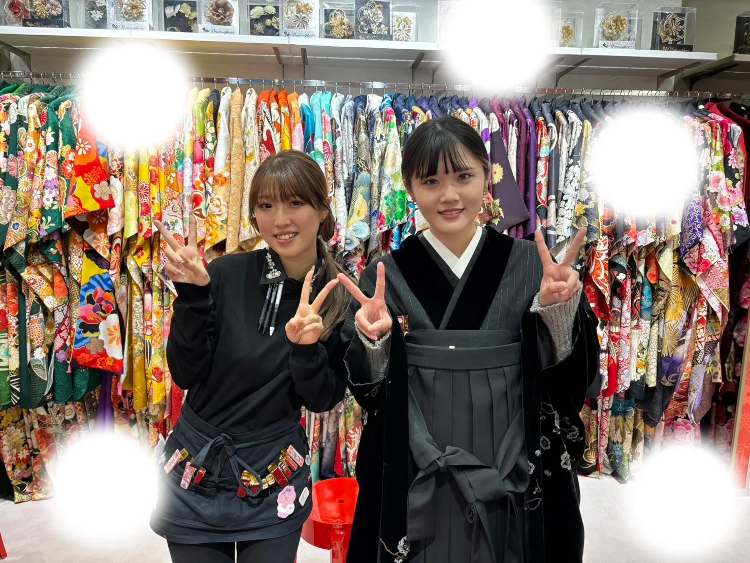 成人式　前撮り　梅田　袴　くすみカラー　かわいい　イマドキ　淡色　古典　タカゼン　撮影