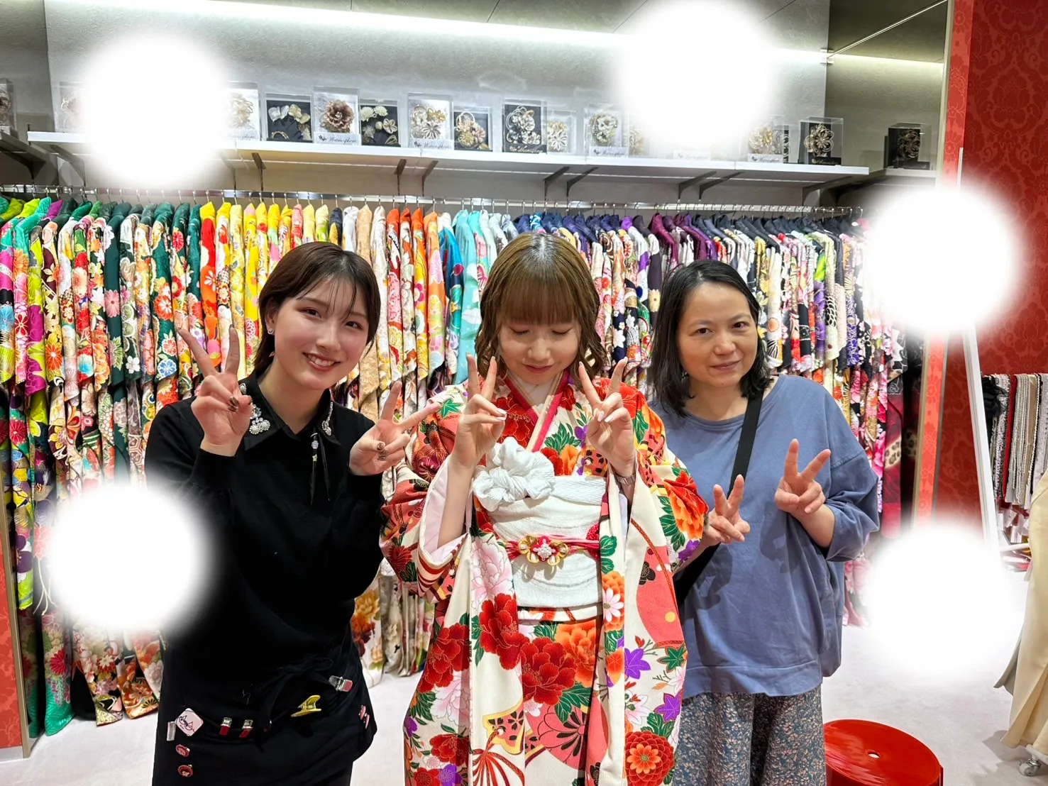 成人式　前撮り　梅田　袴　くすみカラー　かわいい　イマドキ　淡色　古典　タカゼン　撮影