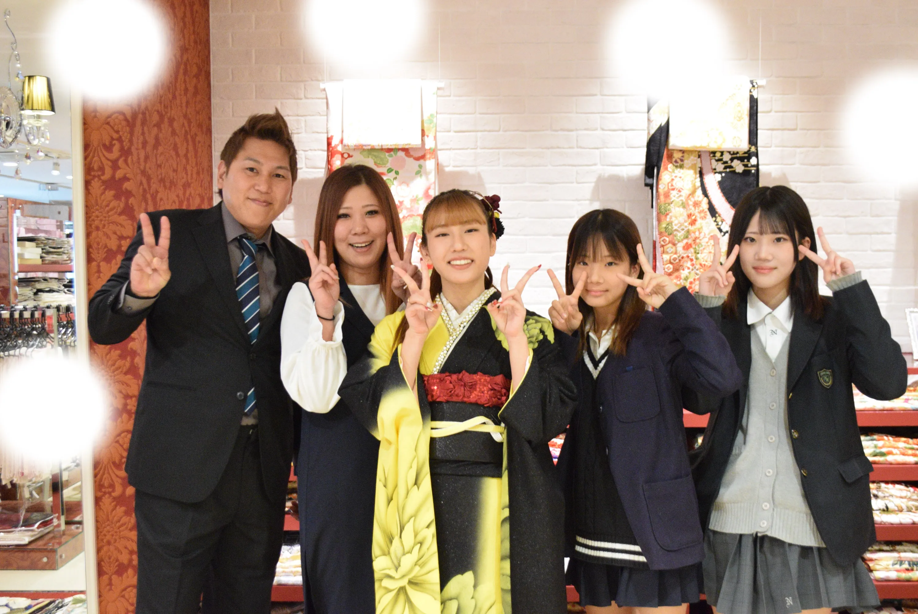 成人式　前撮り　梅田　振袖レンタル　袴レンタル　家族写真　前撮り撮影会