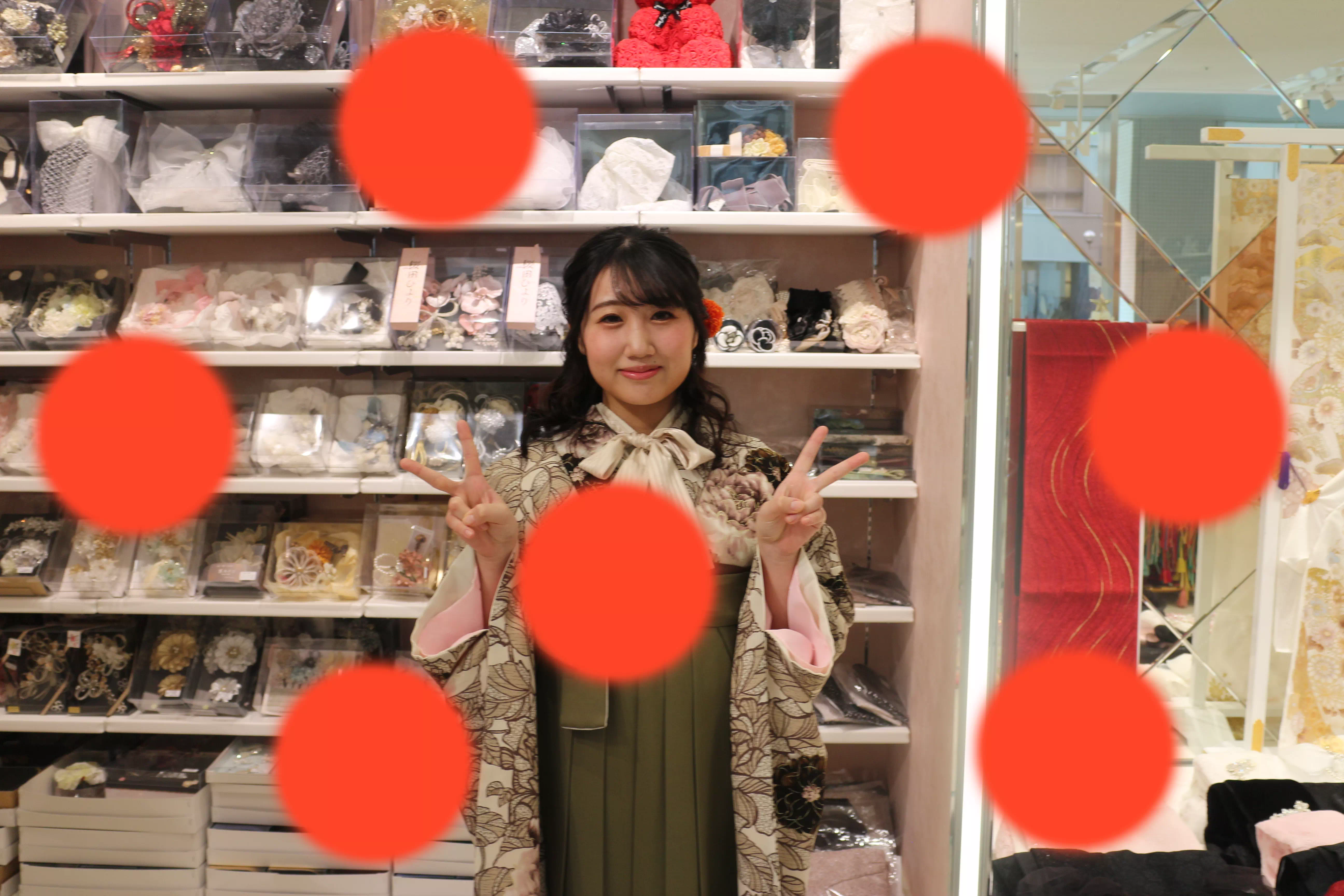 TAKAZEN神戸店　前撮り撮影会　イマドキ　カワイイ　コディネート　振袖　レンタル　袴　