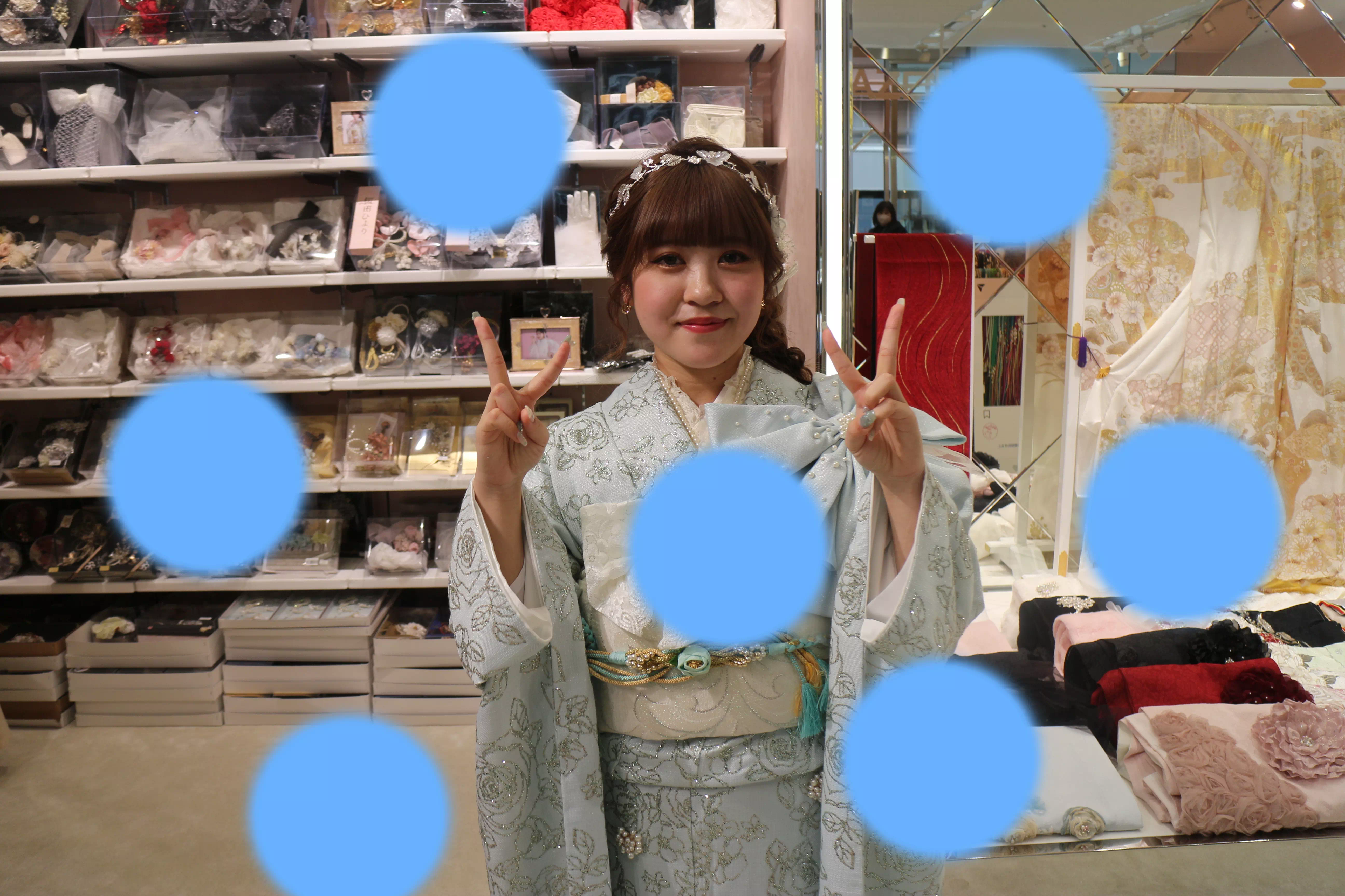 TAKAZEN神戸店　前撮り撮影会　イマドキ　カワイイ　コディネート　振袖　レンタル　袴　